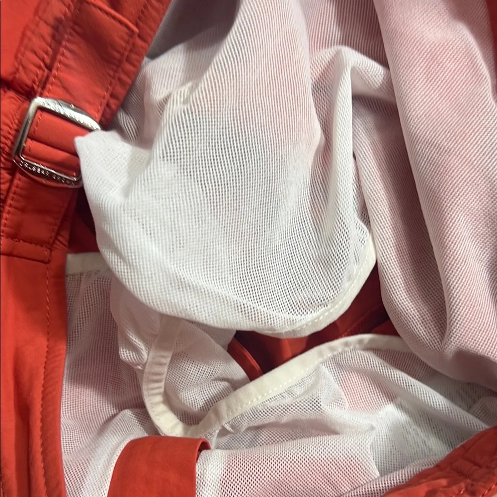 Orlebar Brown Boys Red Coral Swim Trunk Size 12 Years Adjustable Side Tabs